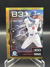 2025 Bowman Scouts Top 100 Chrome Joendry Vargas #BTP-83 Gold Refractor /50
