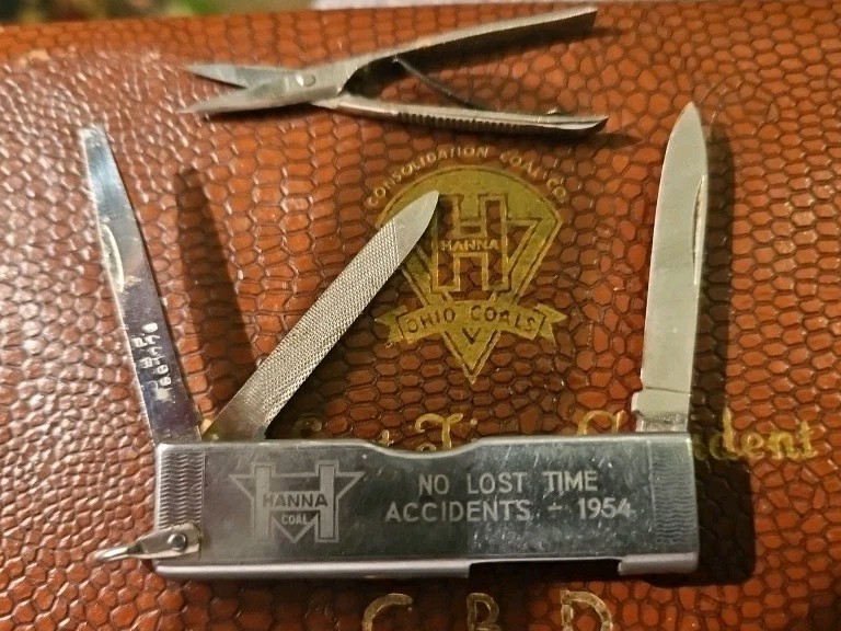  Germany Made Knife 1954 Hana COAL 