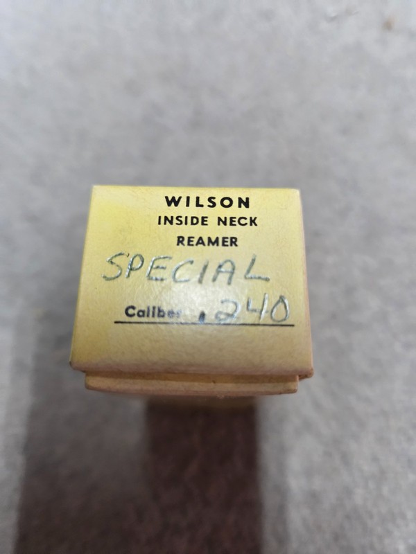 Wilson Inside Neck reamer Special .240