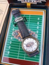 30th Superbowl souvenir watch, battery replaced, KRAFT branded