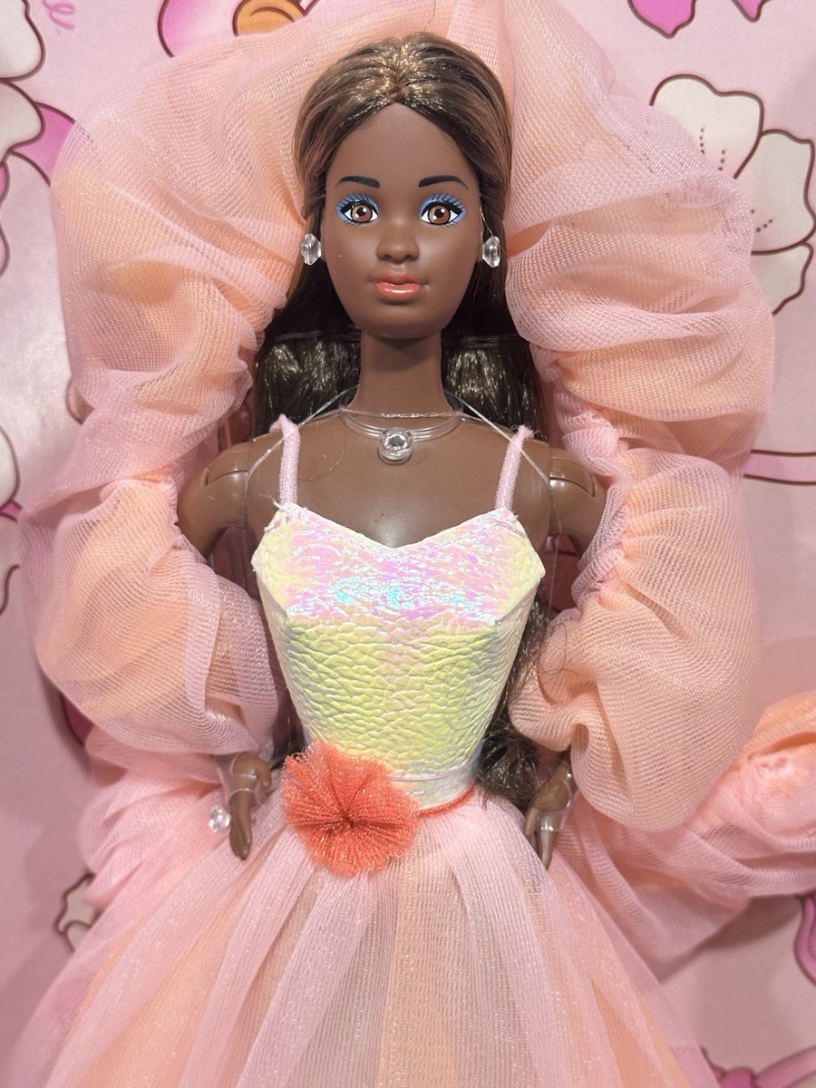 🍑 Peaches n' Cream Barbie AA Doll Mattel JLK87 1985 Repro ~ New