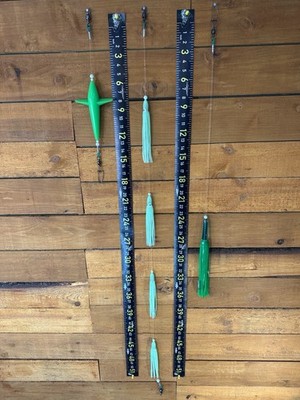 Trolling Bird Teaser Daisy Chain Chaser Fully Rigged 6 Pieces Tuna Marlin Mahi
