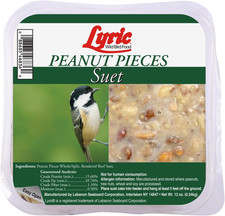 Peanut Pieces High Energy Suet Cakes, 12 Oz. 12 Pack  All Natural Suet Contai
