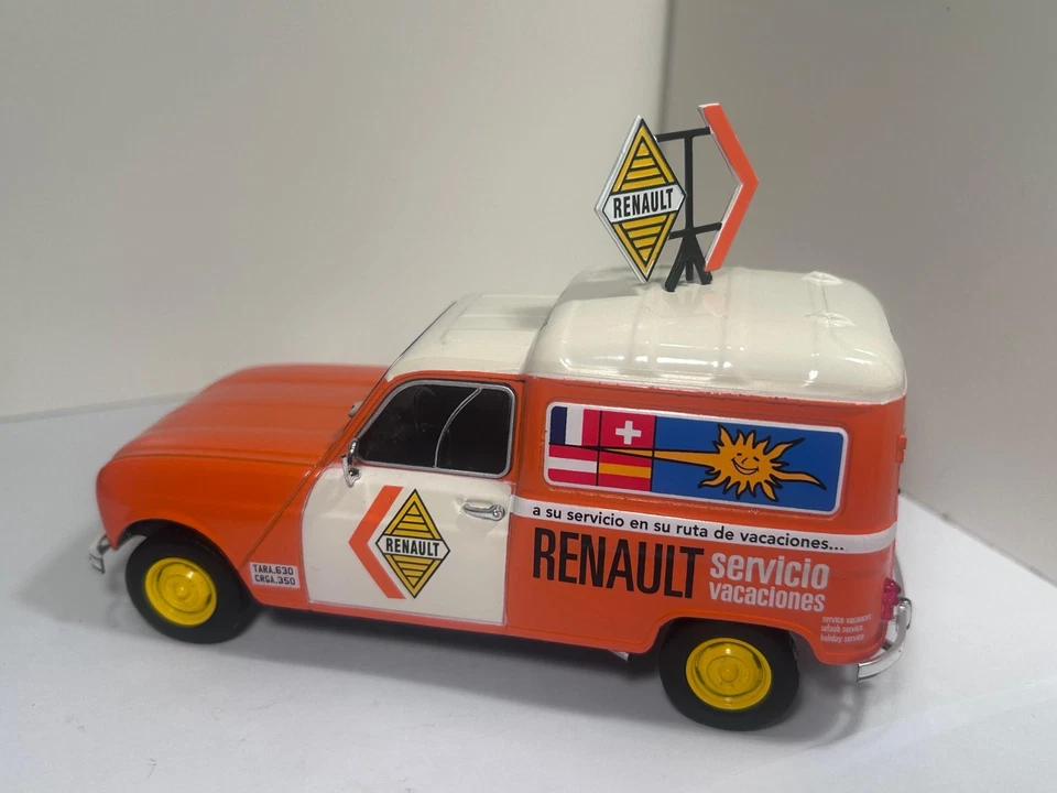 Renault 4 Furgone - Servicio vacaciones - 1:24 - Immagine 4 di 4