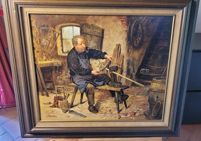 Ölgemälde auf Leinwand, Conrad Herrmann 