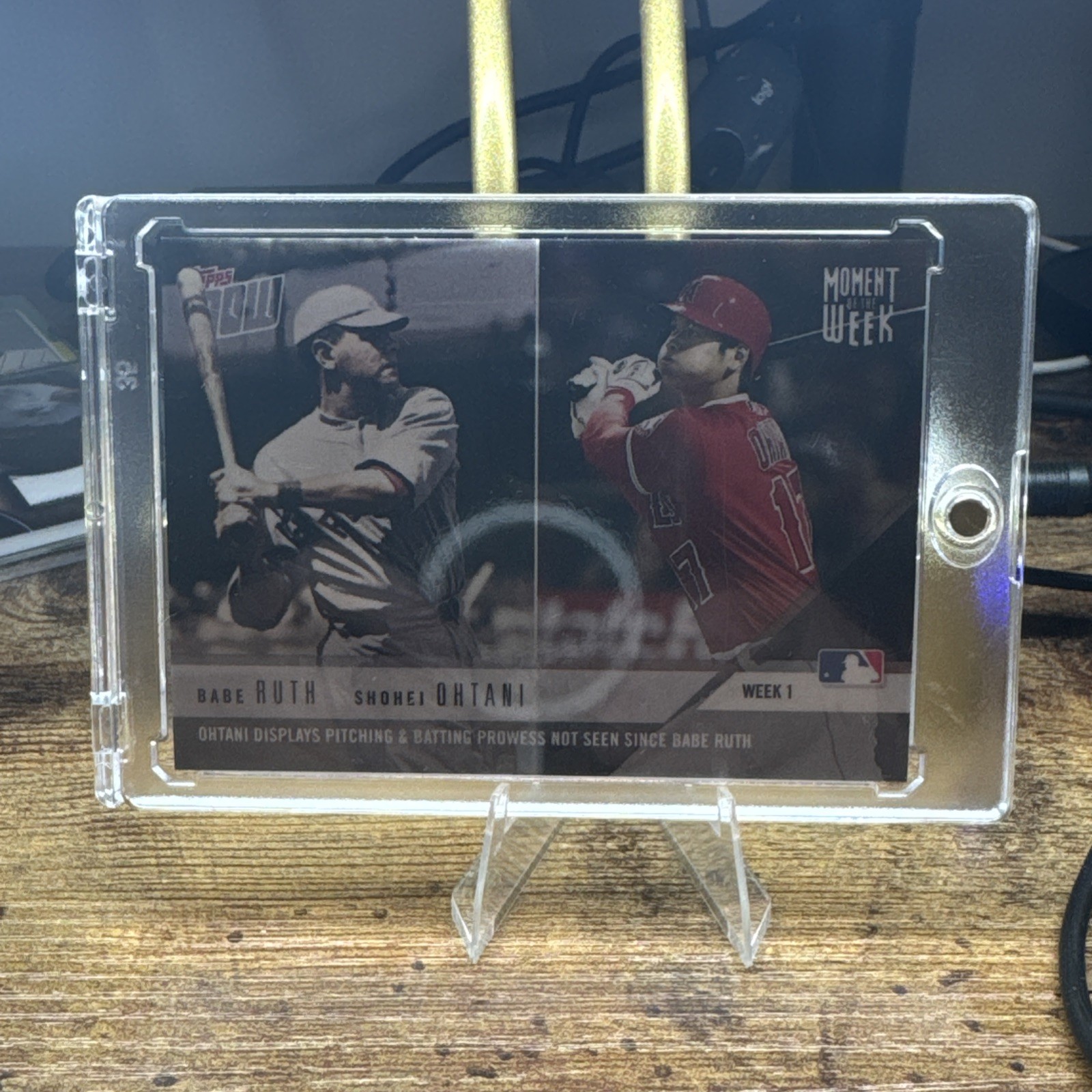 大谷翔平&B.ルース Moment of the Week #MOW1 PSA9 Shohei Ohtani 2018 Topps Now #MOW-1 Moment of the Week (w/B. Ruth