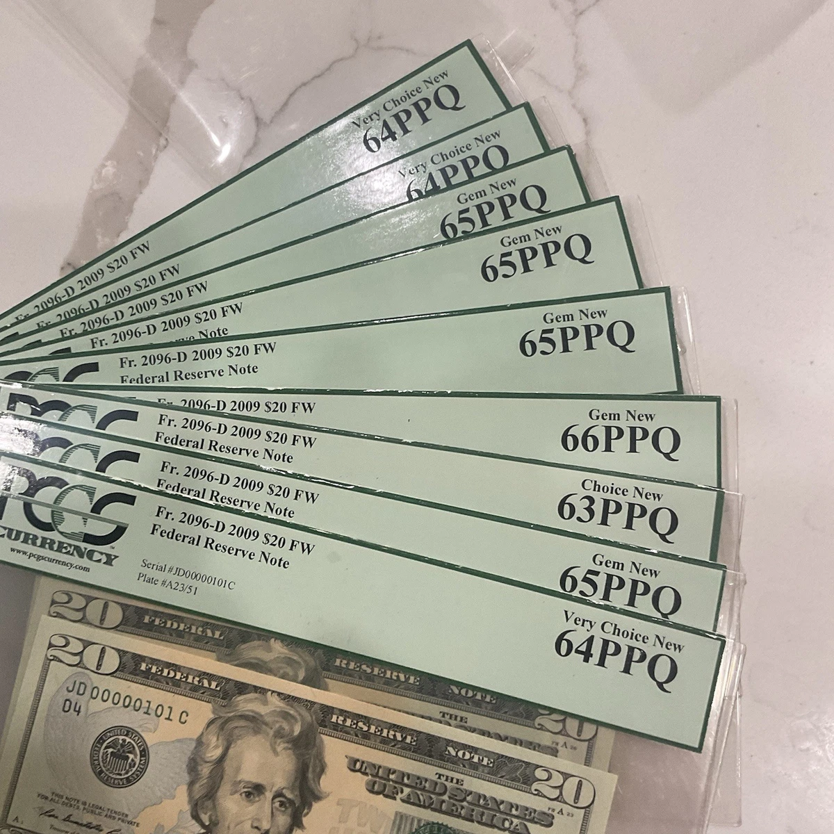 Uncirculated $20 US Small Size Paper Money Notes for sale | eBay