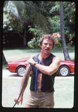 Tom Selleck Magnum PI Vintage Duplicate 35mm Transparency Ferrari 308 GTS