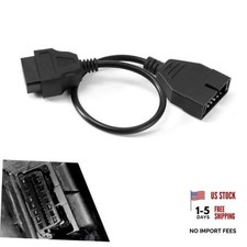 1 PC OBD1 Scanner Connector, OBD1 to OBD2 GM Adapter Cable, 12-Pin to 16-Pin