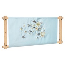 Needlepoint Embroidery Tapestry Scroll Frame 33"x12" Beech Wood Cross Stitch