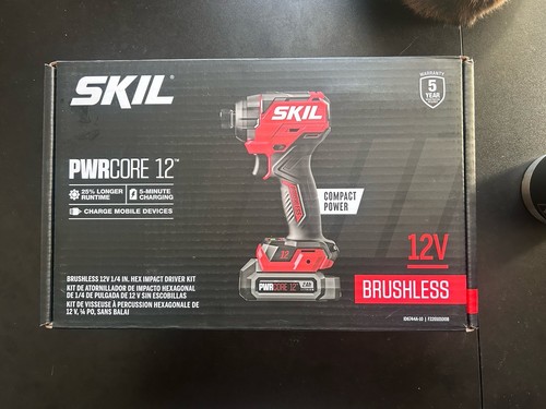 Skil PWR CORE 12™ Brushless 12V 1/4 IN. Hex Impact Driver Kit - Picture 1 of 2