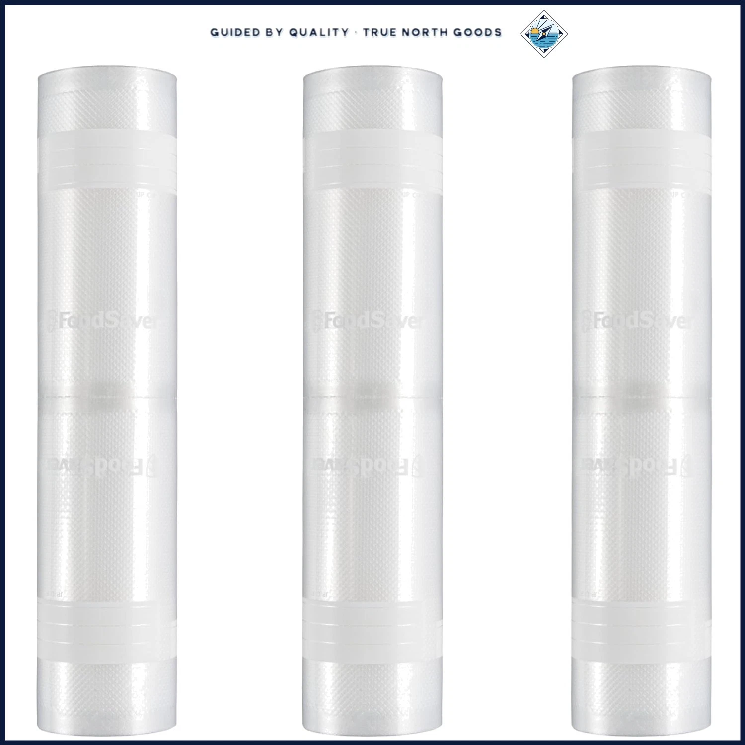 Custom Fit Vacuum Sealer Rolls, Airtight Food Storage Bags, 11x16" Pack of 3
