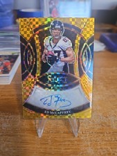 2025 Panini Select Ed MCCAFFREY GOLD Prizm SP Auto Gold /10