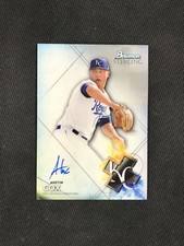 2021 Bowman Sterling #BSPA-AC Austin Cox Royals Prospect ON-CARD AUTO