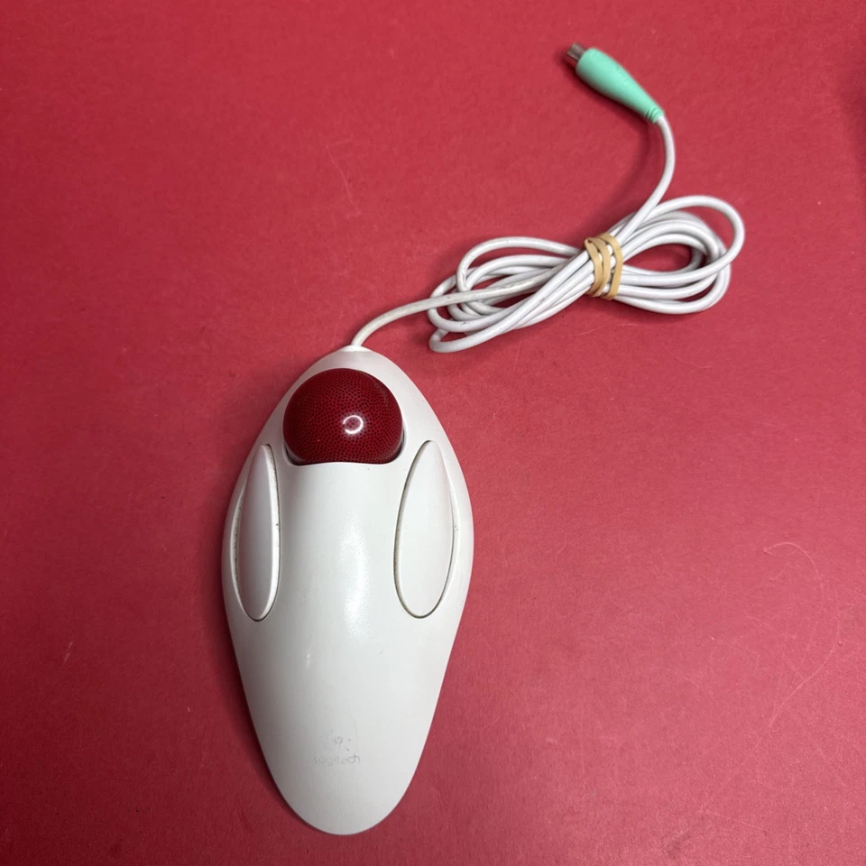 Logitech Trackman T-CM14 Marble Mouse kabelgebunden PS/2 ungetestet