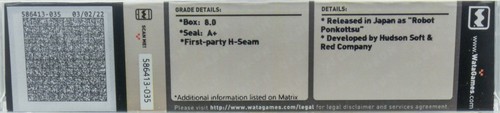 Game Boy Color *Robopon: Sun Version* New / Sealed WATA 8.0 A+ no VGA - Bild 4 von 10
