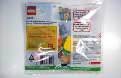 Lego Super Mario 30389 Fuzzy & Mushroom Platform expansion polybag