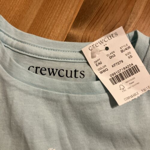 Crewcuts Long-Sleeve Merry Graphic T-Shirt J. Crew Girls XS 4-5 - Picture 3 of 10