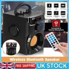 Portable Wireless Bluetooth Speaker Subwoofer Heavy Bass Outdoor Party FM Radio