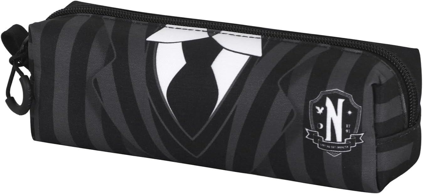 Astuccio Wednesday Mercoledì Addams Uniform Quadrato, Portatutto per Ragazzi