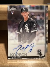 2019 Topps Chrome Baseball Michael Kopech Rookie Autographs White Sox Card RA-MK