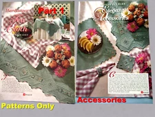 Tea Cloth Hardanger Part 1 Only With Accessories CROSS STITCH PATTERNS