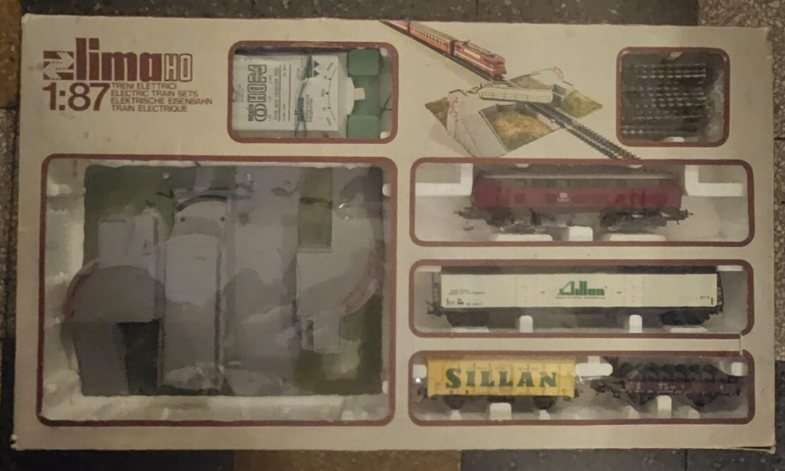 Lima Start Set 1101 – Train De Marchandises H0 1:87 – Pont Mobile – DB V 160 – Vintage Italie