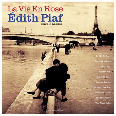 EDITH PIAF SINGS IN ENGLISH - LA VIE EN ROSE (180g COLOURED VINYL LP) NEW/SEALED