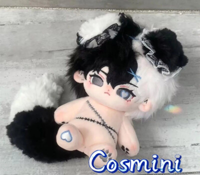 In Stock No attributes Monster Cute 20cm Plushie Plush Doll Dress up Toy Anime