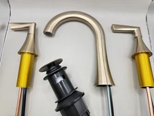 Delta Rinna Two Handle Widespread Bathroom Faucet 35874LF-CZ Champagne Bronze