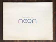 1995 Plymouth Say Hello To Neon Sales Brochure Catalog