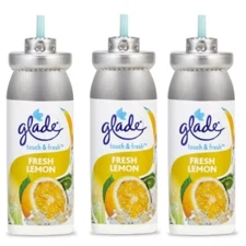 Glade Touch & Fresh Aerosol Air Freshener Lemon Refill (Pack of 3 x 12ml) - F/S