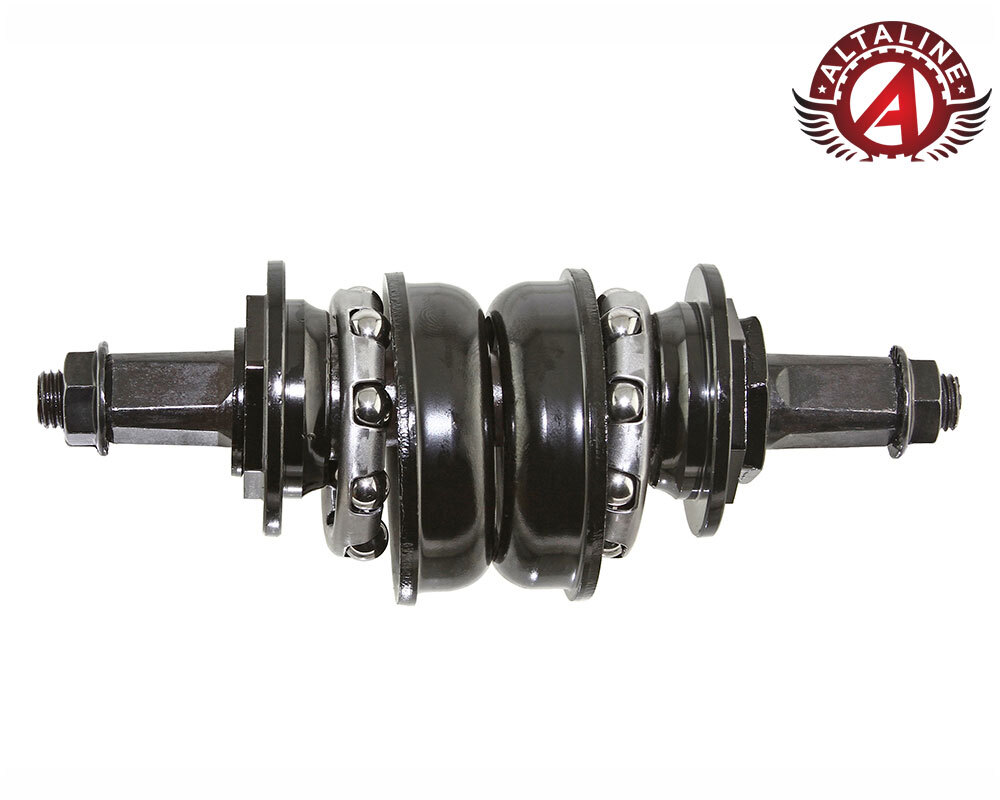 AltaLine Bicycle Conversion Kit Crank Bike Bottom Bracket Kit Black or Chrome.