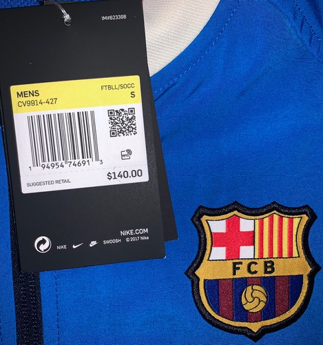 Nike FC Barcelona Full Zip Soccer Track Jacket CV9914-427 Men’s Small NEW $140 - Picture 11 of 11