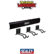 Sealey APHKIT11 Wall Mounting Sports Equipment Hook Storage Rail