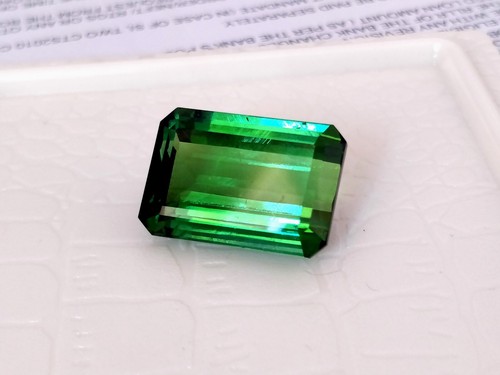 Perles Tourmaline Verte Naturelle D’Afrique – 5mm – 0.53 Carat (neuf, Sous étui)