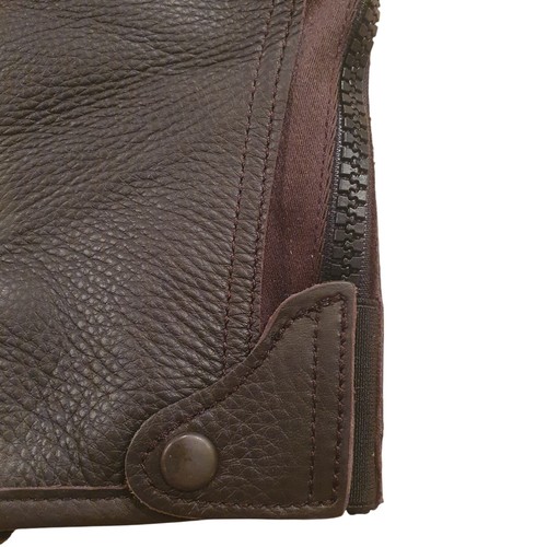 Neu! Lederchap XS, Reiter, elegant, modern, super weich, braun, von Gera - Bild 3 von 8