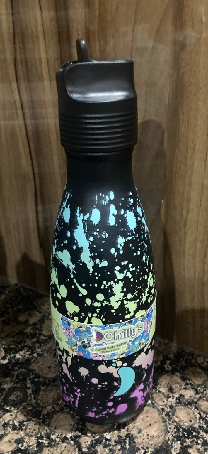 CHILLY'S  BOTTLE 350ML   KIDS BOTTLE  SPLATTER
