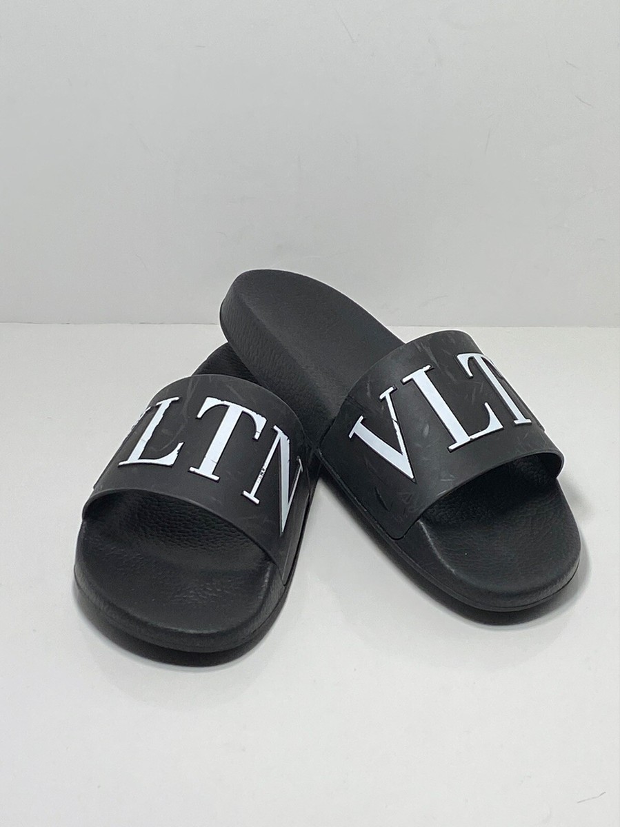 Valentino Garavani VLTN Rubber Slider Sandals size 44 | eBay