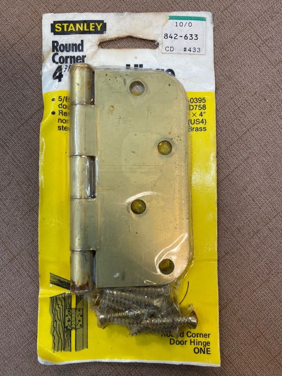 non・no 1987年 No.4 NOS Stanley Round Corner 4” Door Hinge New Old Stock | eBay