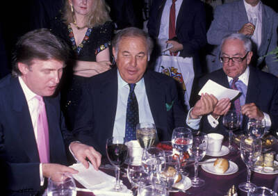 Donald Trump, Al Taubman and Malcolm Forbes attend Williams  - 1989 Old Photo 5