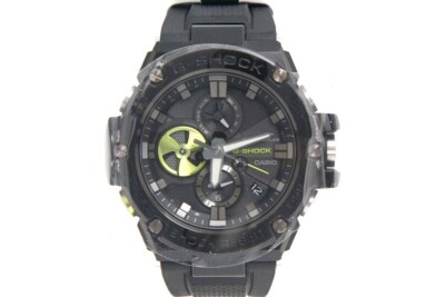 Casio G-SHOCK G-STEEL GST-B100B-1A3JF Solar Chronograph 【Unused 