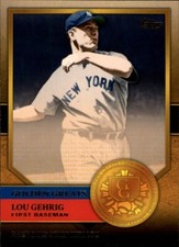Lou Gehrig 2012 Topps Golden Greats Baseball Card #GG-3-New York Yankees