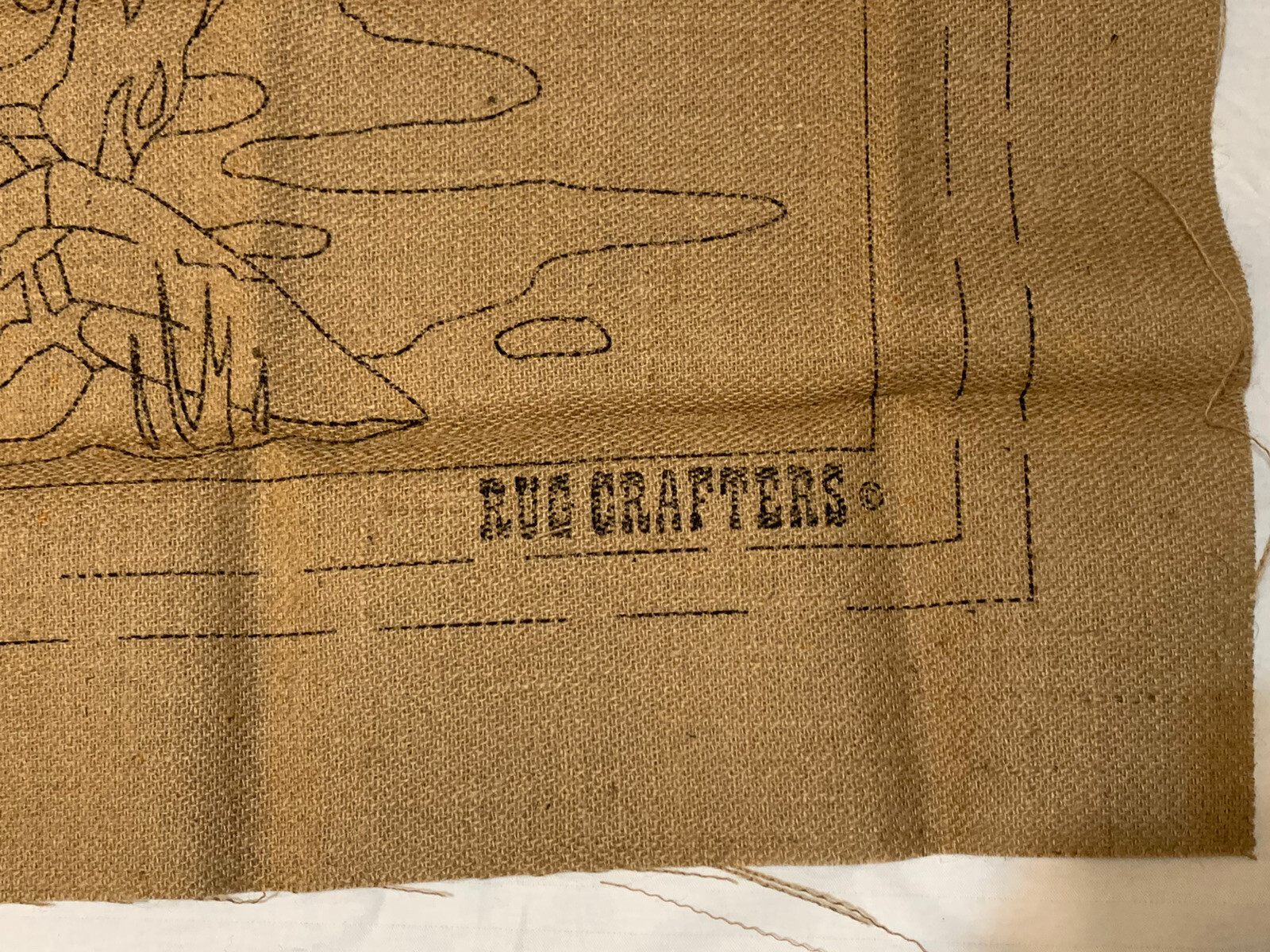 Rug Hook Tufting Burlap ROCKY MOUNTAIN SHEEP RAMS XLarge 36 x 48 Rug Crafters eBay