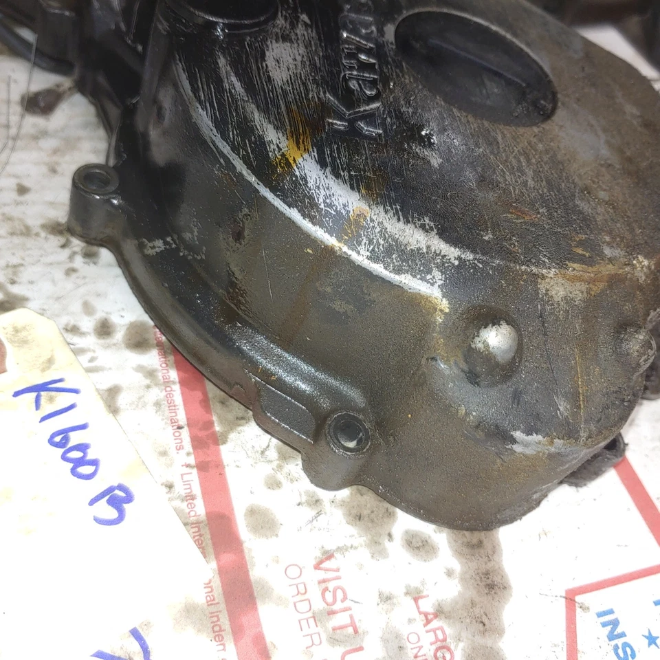 Kawasaki KL600B 1986 funda izquierda volante/rotor cubierta Foto 4 de 4