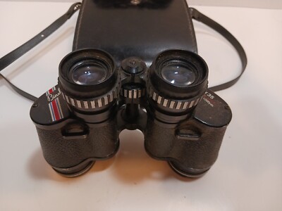 Vintage Binolux 7x35 Extra Wide Angle Binoculars 578ft@1000yds w