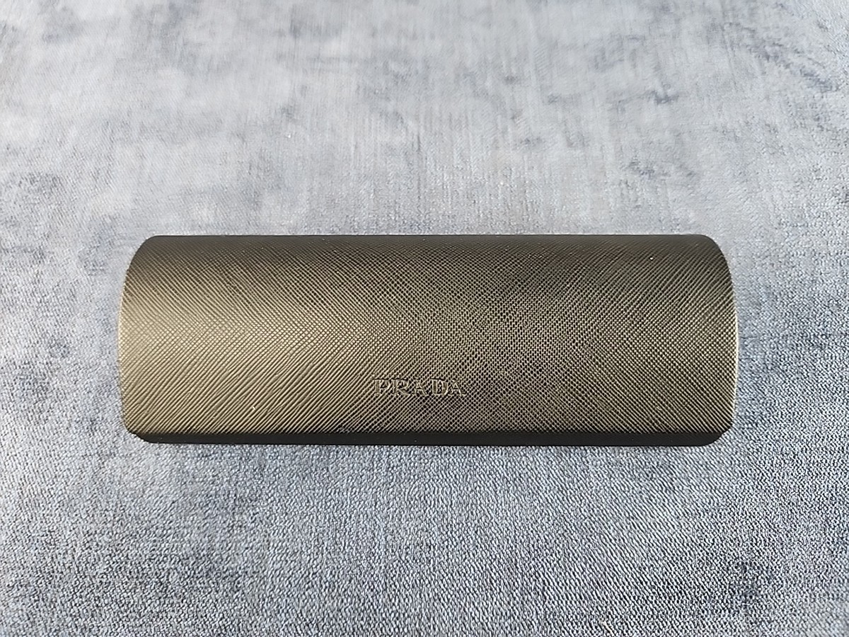 Prada Black Rectangular Glasses Case Prada PS02RV black frame main image 2