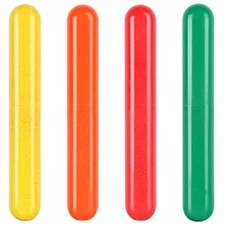 4 Pack Toothbrush Cases Travel Toothbrush Holder Yellow, Orange, Red, Green