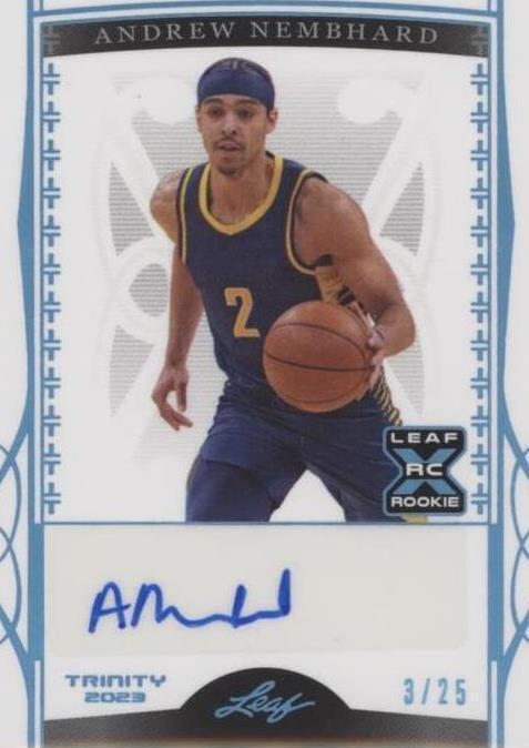 Carte Leaf Signature Series 2022-23 Andrew Nembhard - Rookie Auto XRC 1/1 One-of-One - Pacers