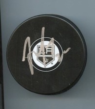 TREVOR LEWIS SIGNED LOS ANGELES LA KINGS HOCKEY PUCK w/ COA